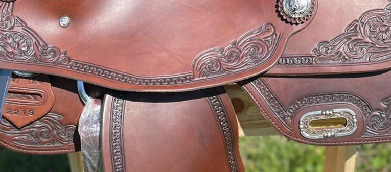 DP Saddlery Flex Fit Equitation Trainer 4649 16in
