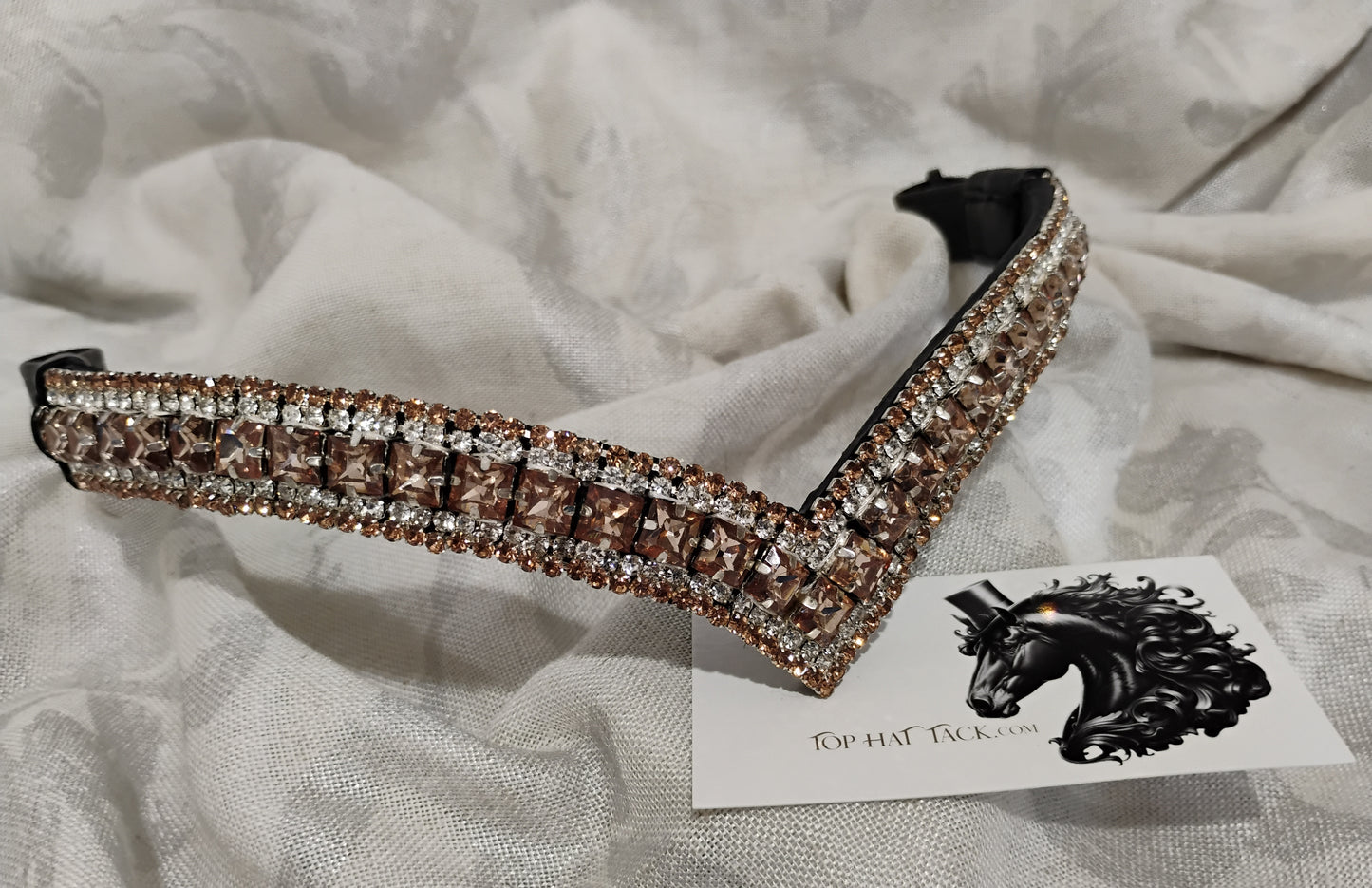 New! Champagne V Ultra Bling Browband