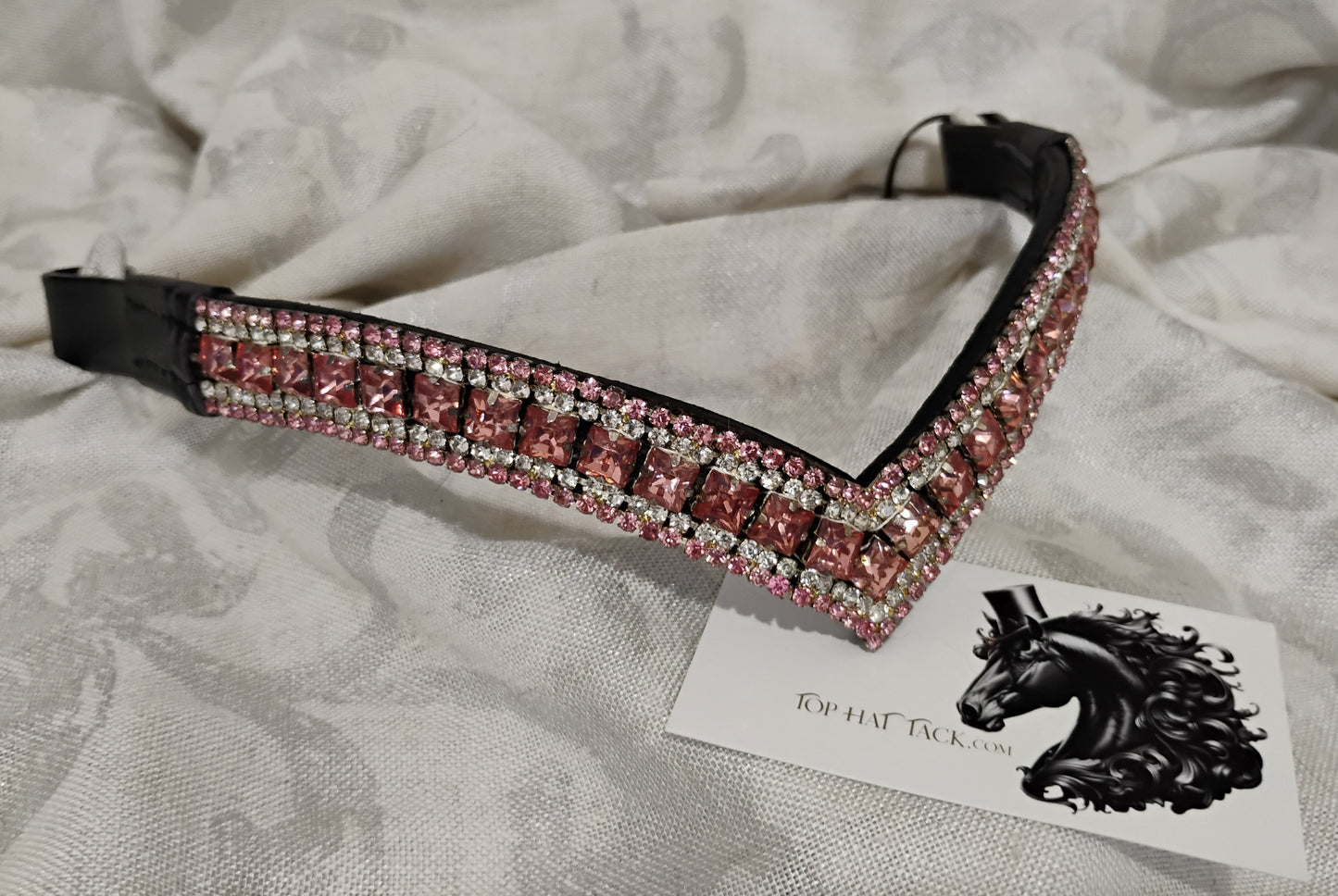 New! Pink V Ultra Bling Browband
