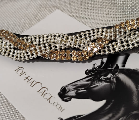 New! Champagne Twist Browband