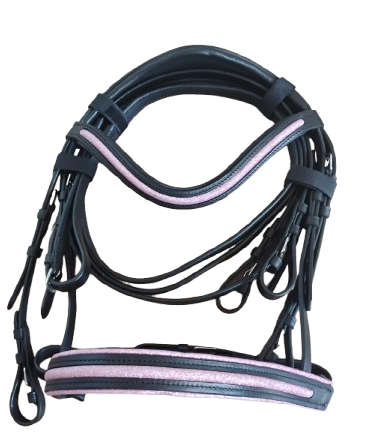Glitter Bridles - Black Leather - Limited Edition