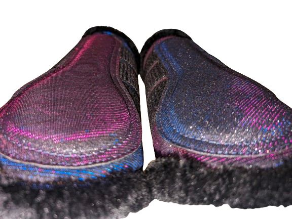 Fire and Ice Iridescent Glitter Splint Boots Limited Edition