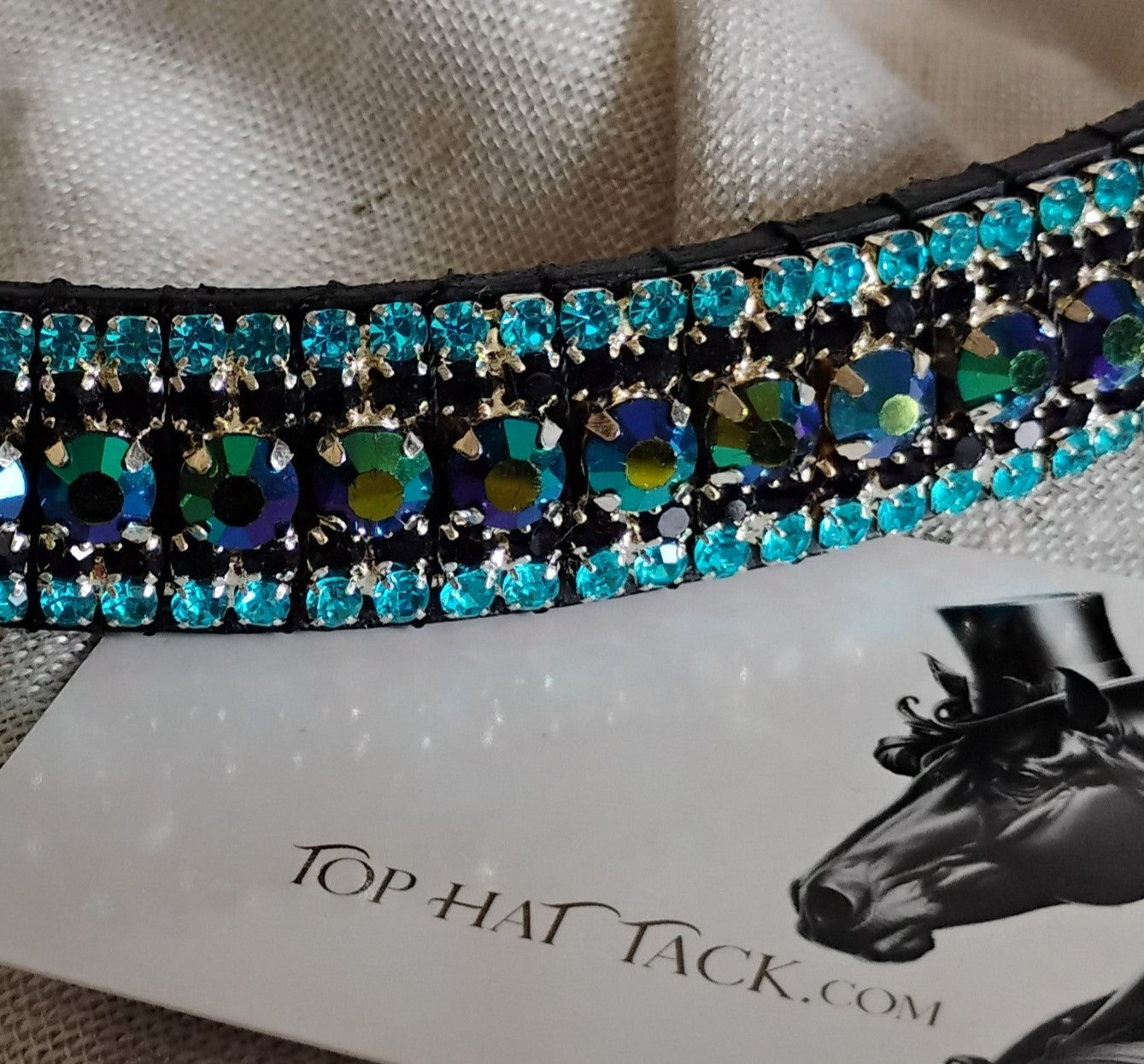 New! Peacock Browband