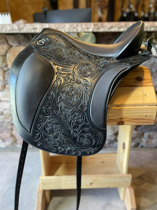 DP Saddlery El Campo Shorty Floral 5974 S3