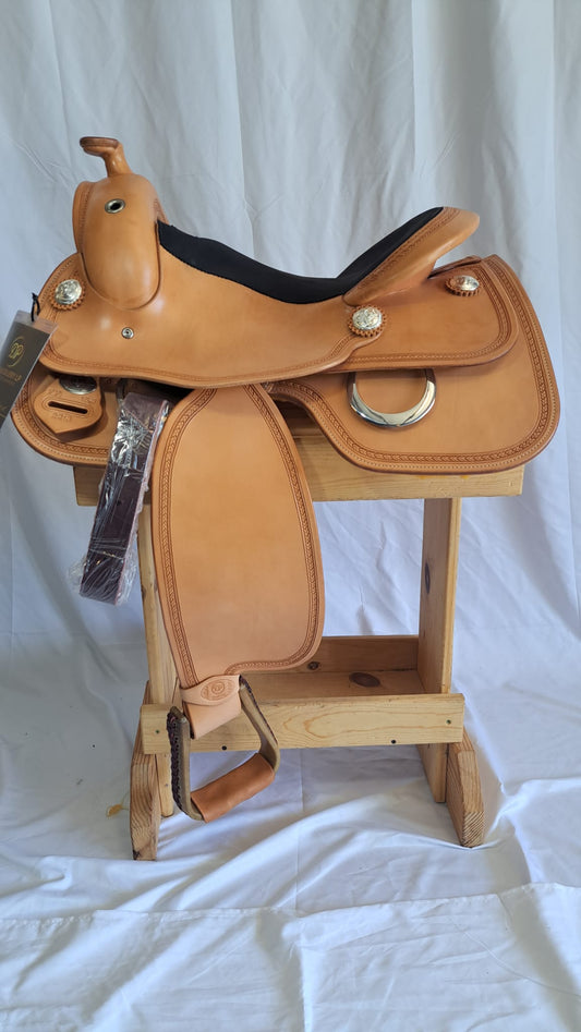 DP Saddlery Flex Fit Equitation Trainer 6788 15.5in
