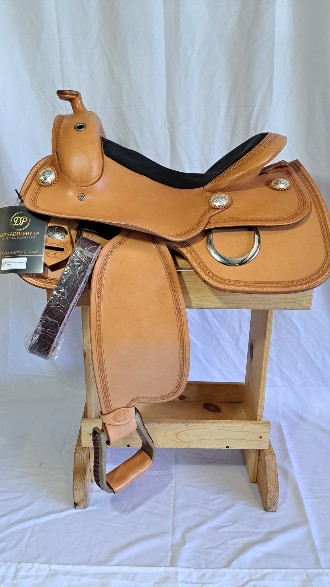 DP Saddlery Flex Fit Equitation Trainer 8092 15.5in