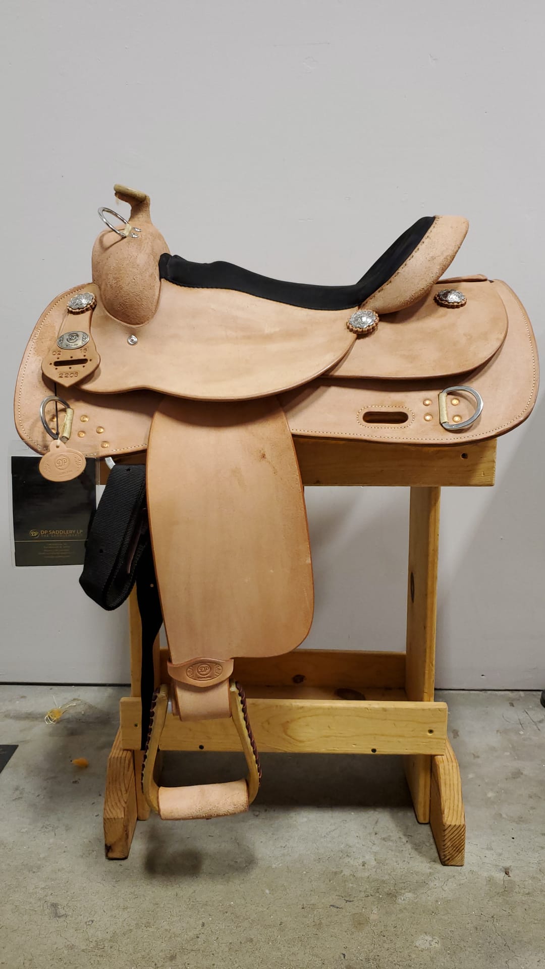 DP Saddlery Western Rough Out Trainer 7788 16in
