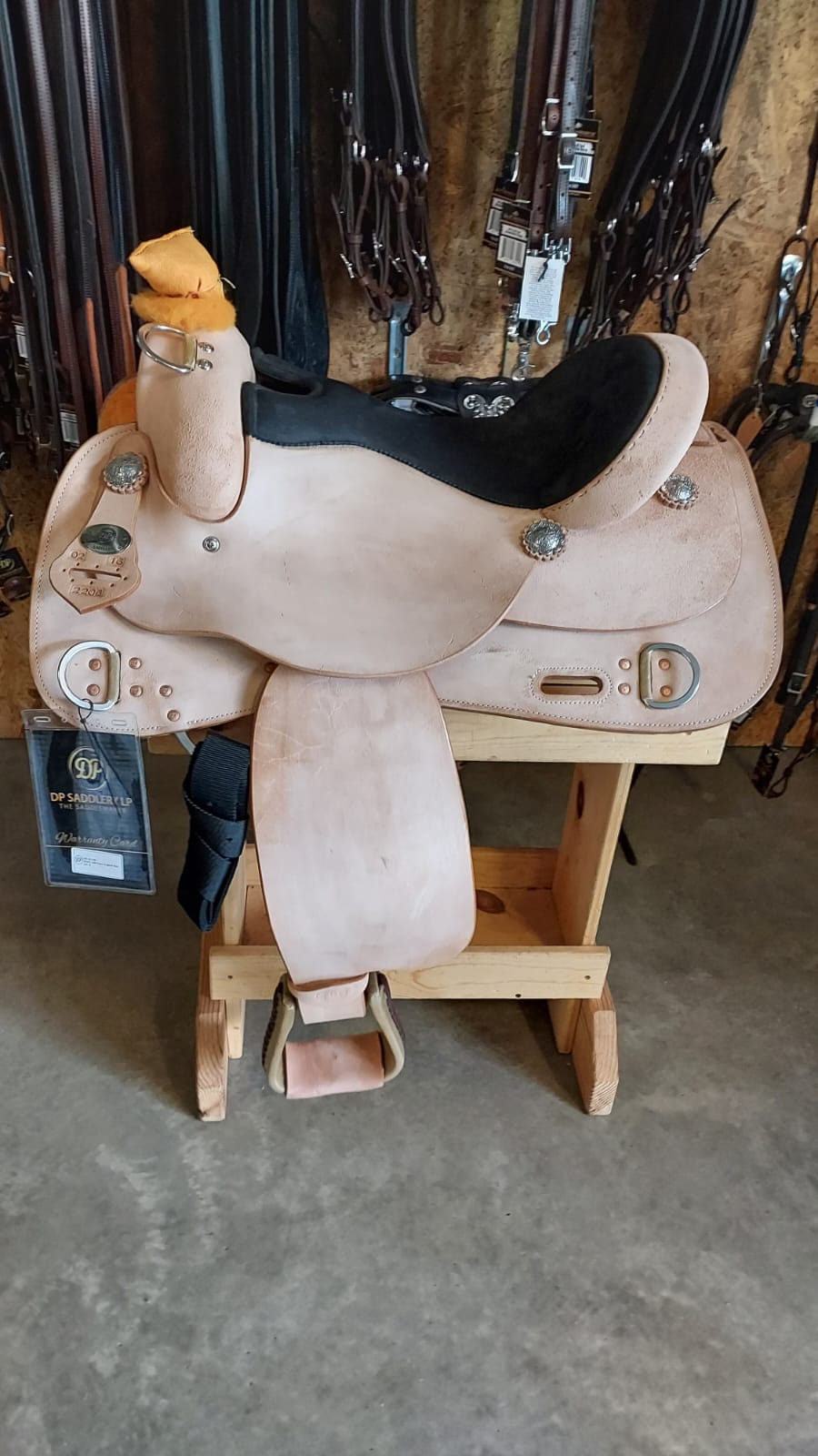 DP Saddlery Western Rough Out Trainer 7789 16in