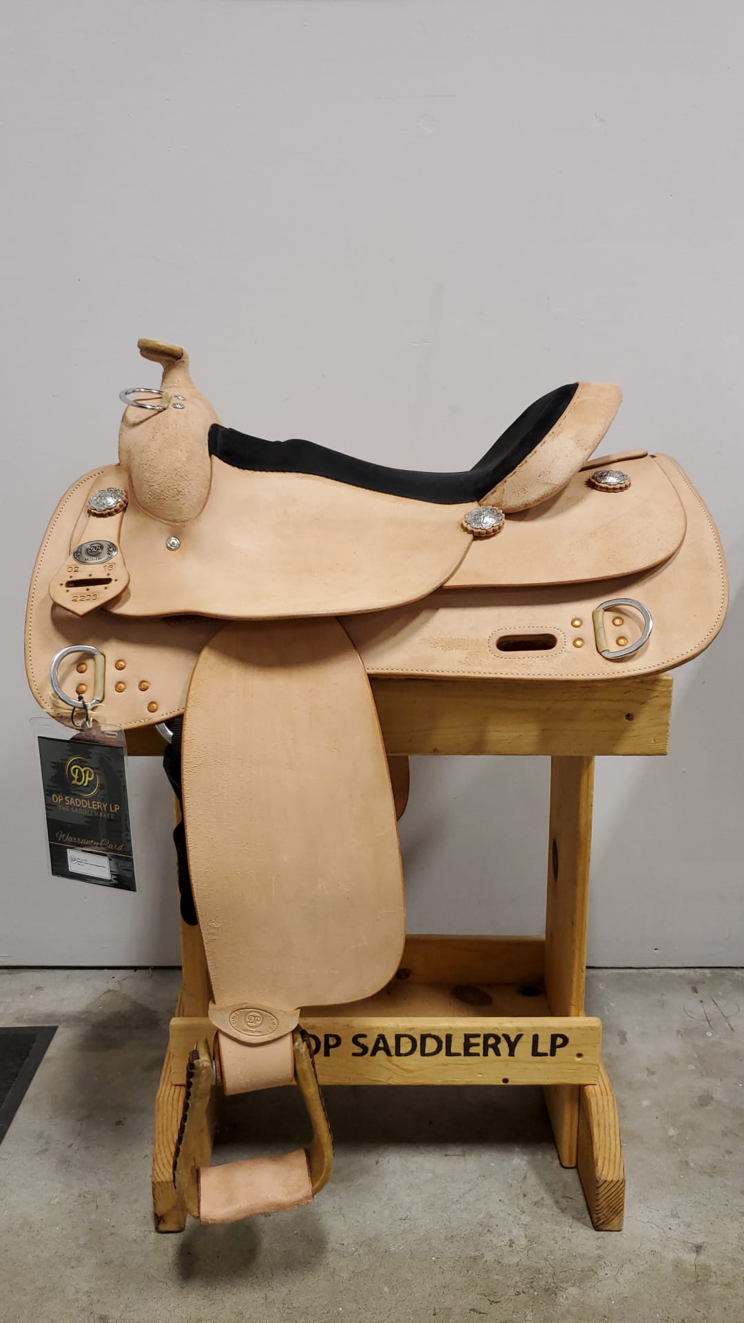 DP Saddlery Western Rough Out Trainer 7931 16in