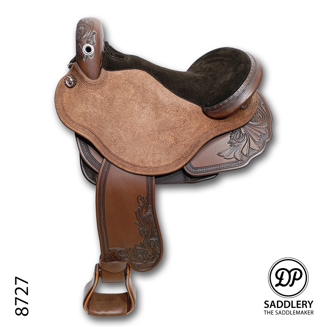 DP Saddlery Quantum Western S2 WD 8727 With Skirt No Horn