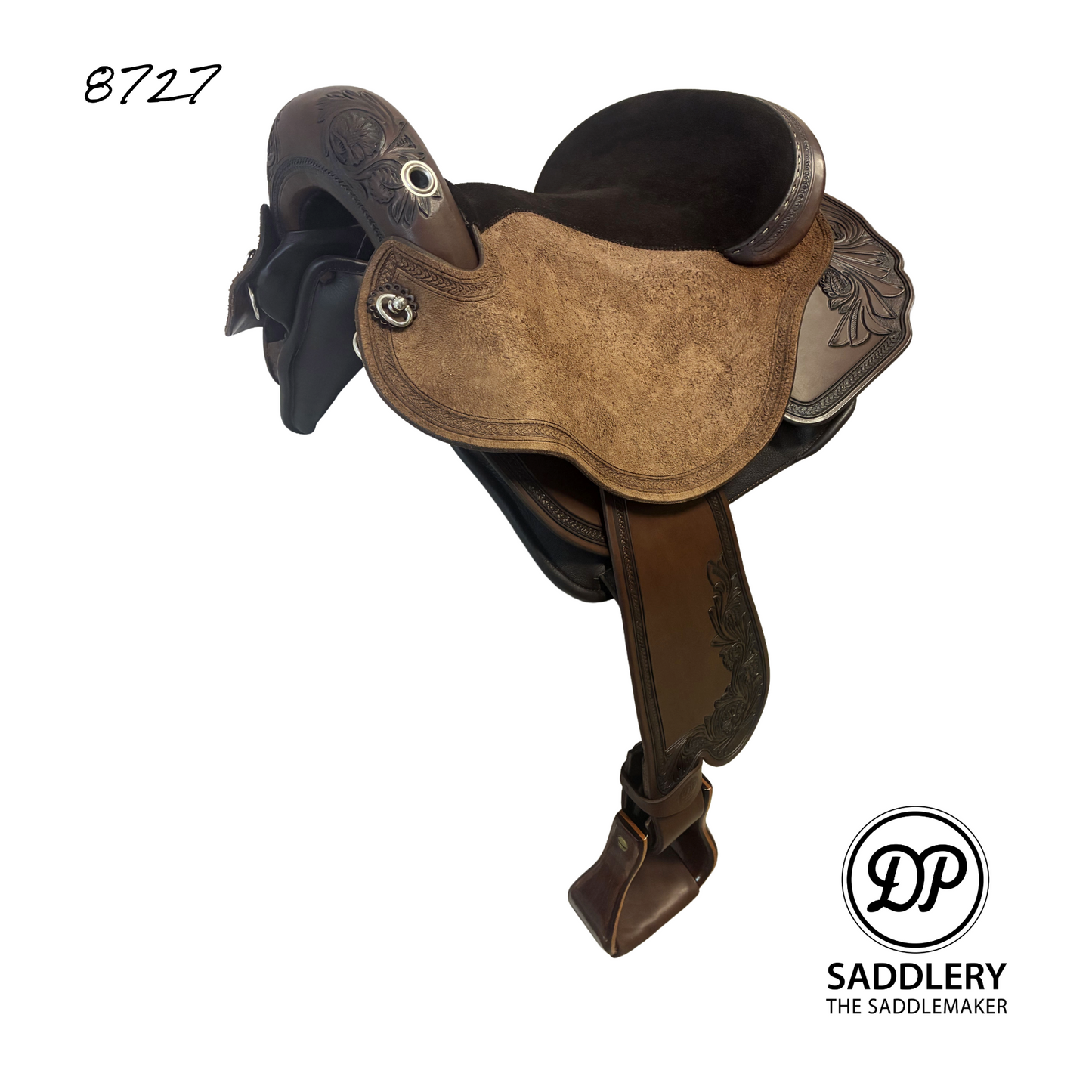 DP Saddlery Quantum Western S2 WD 8727 With Skirt No Horn