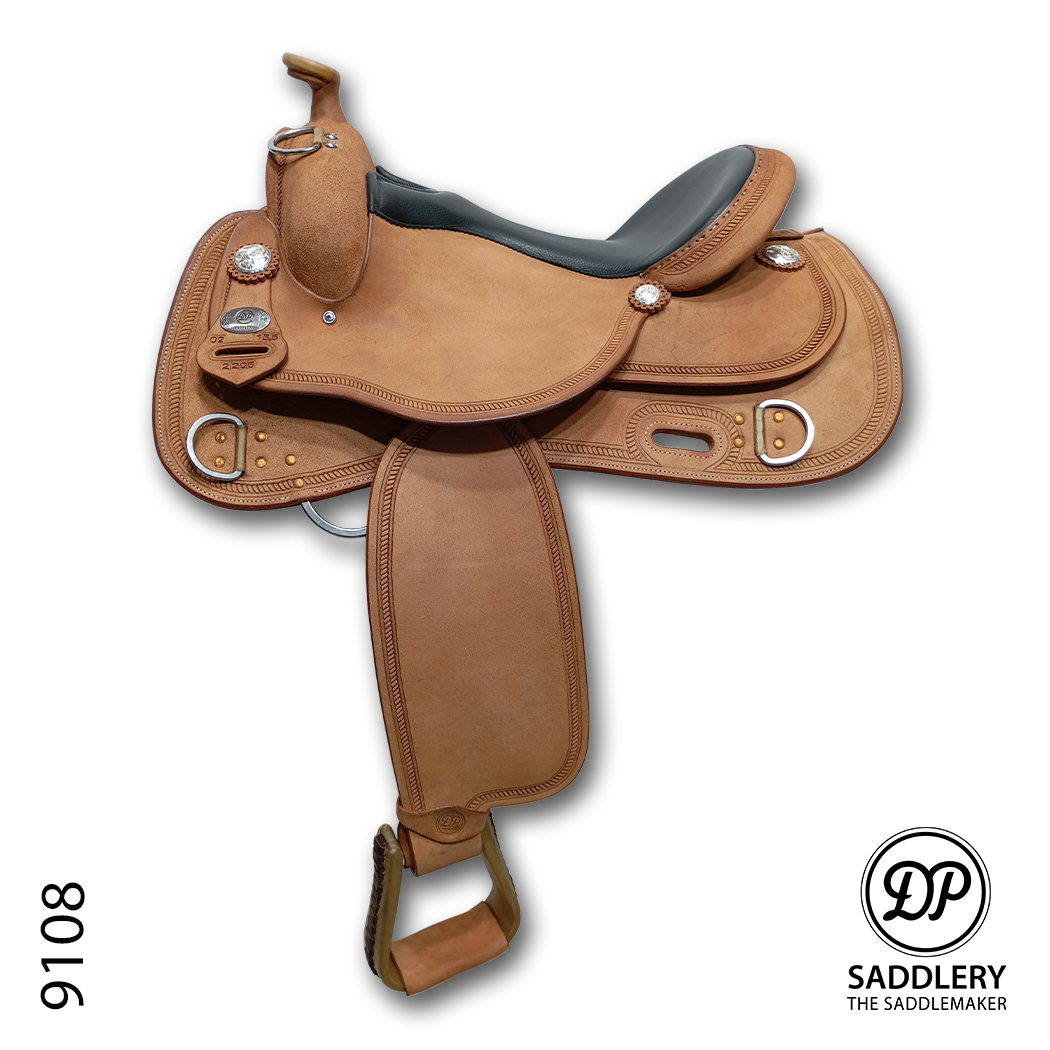 DP Saddlery Western Rough Out Trainer 9108 15.5in