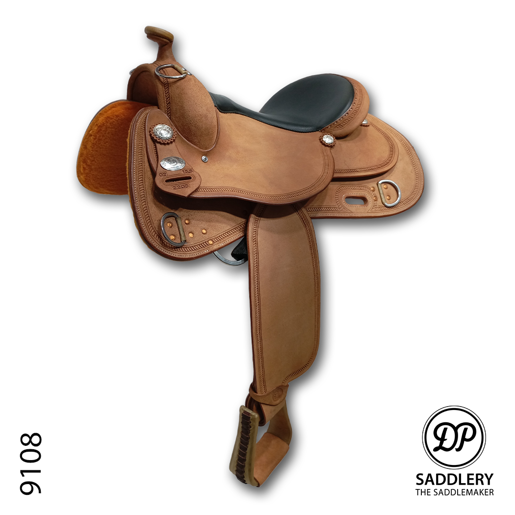 DP Saddlery Western Rough Out Trainer 9108 15.5in