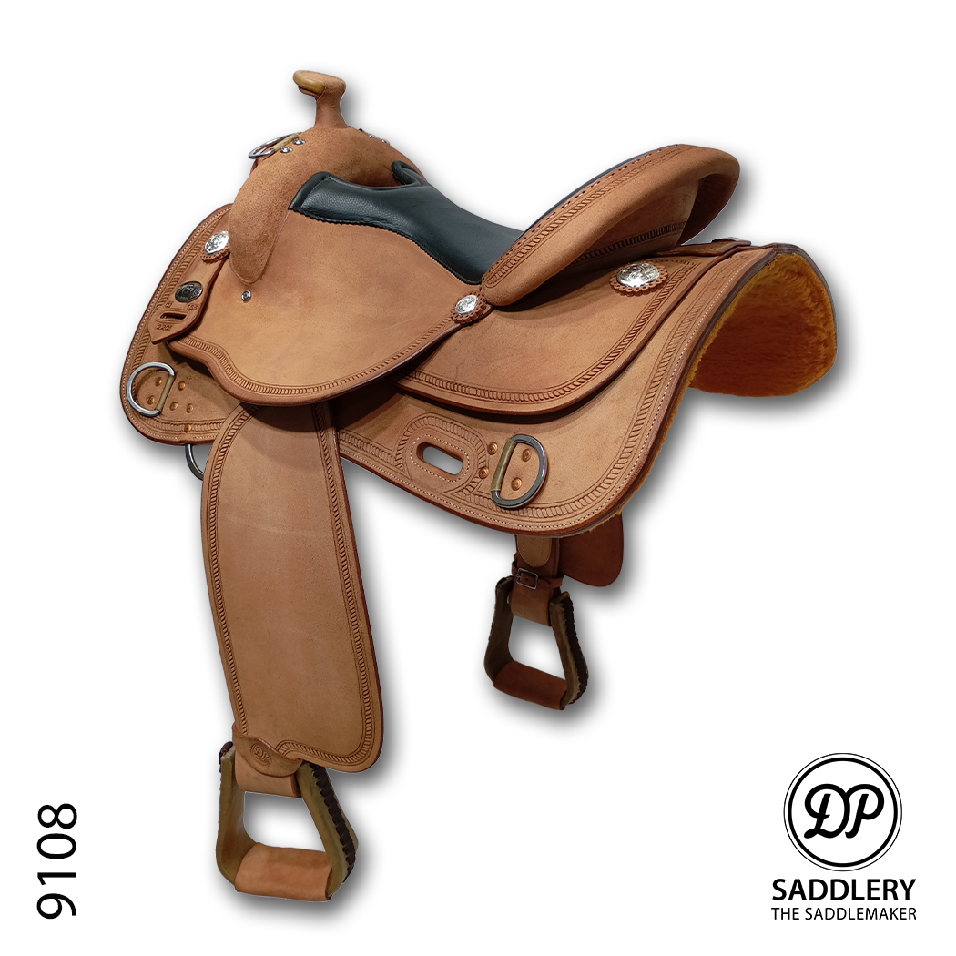 DP Saddlery Western Rough Out Trainer 9108 15.5in