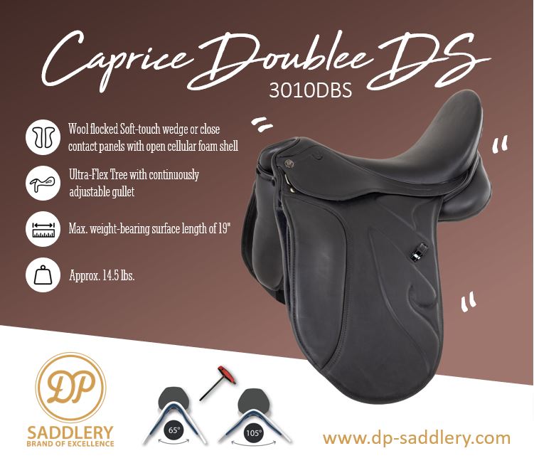 DP Saddlery Caprice Dressage 6766 18 in