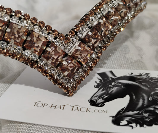 New! Champagne V Ultra Bling Browband
