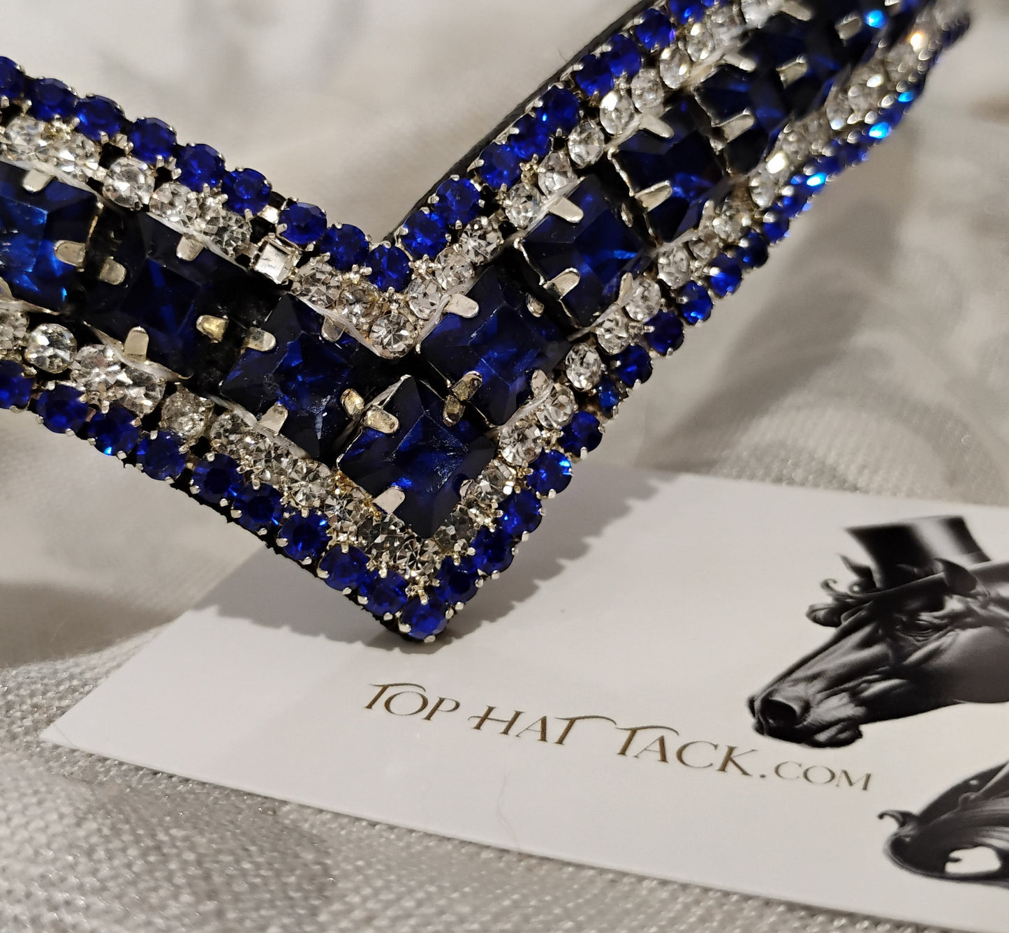 New! Royal Blue V Ultra Bling Browband