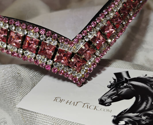 New! Pink V Ultra Bling Browband