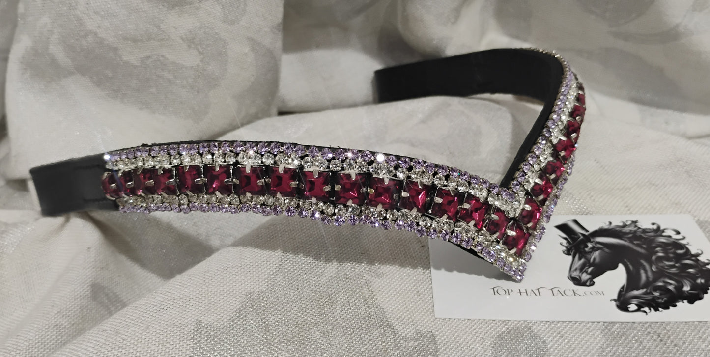 New! Purple V Ultra Bling Browband