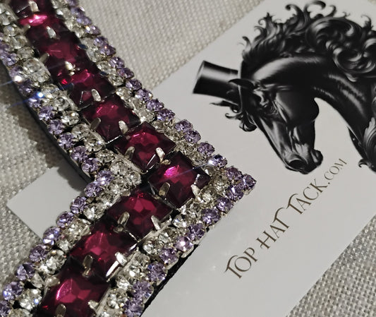 New! Purple V Ultra Bling Browband