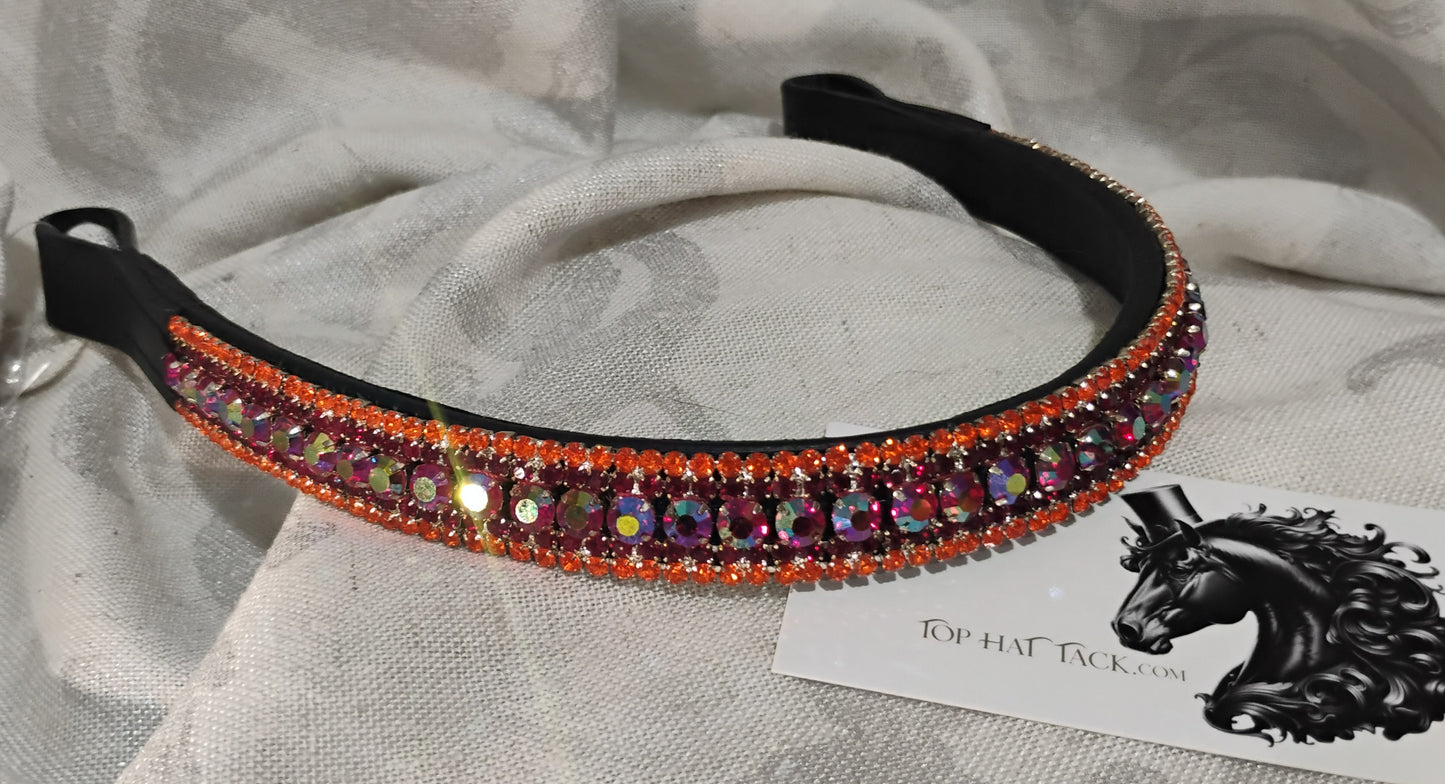 New! Fire Red Browband