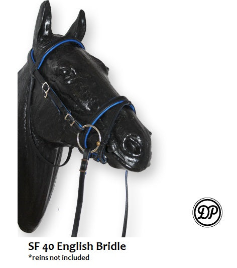 DP Saddlery Soft Feel Bridle English SF40