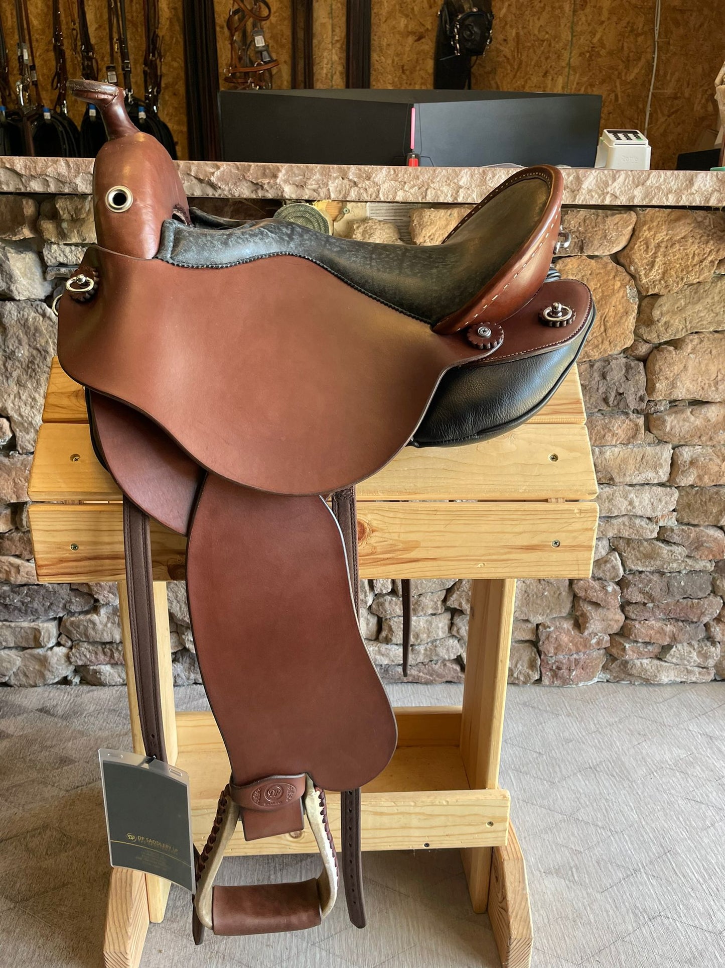 DP Saddlery quantum short and light western dressage saddle
