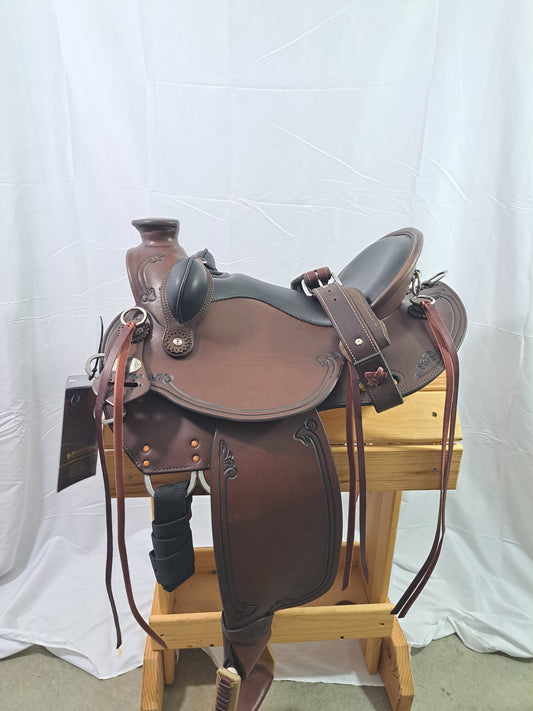 DP Saddlery Western Trail Rider 6133 15in