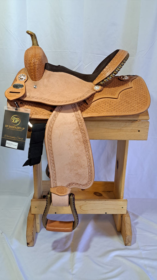 DP Saddlery Western Barrel Saddle 6665 13.5in