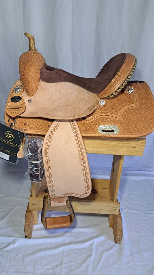 DP Saddlery Western Barrel Saddle 6719 14.5in