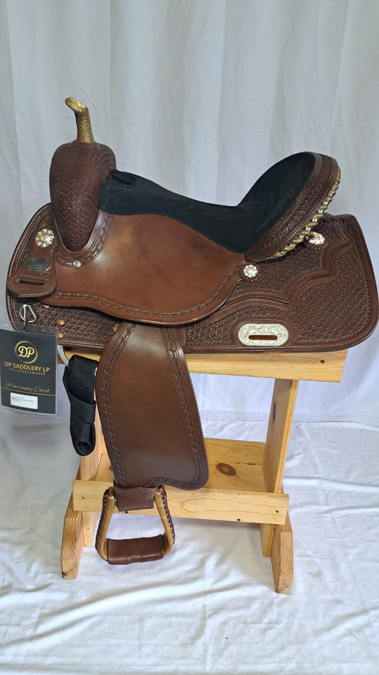 DP Saddlery Western Barrel Saddle 6721 15.5in