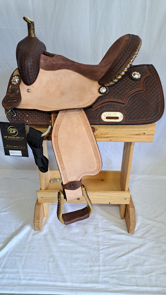 DP Saddlery Western Barrel Saddle 6723 14.5in