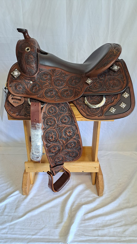 DP Saddlery Flex Fit Equitation Trainer 6844 16in