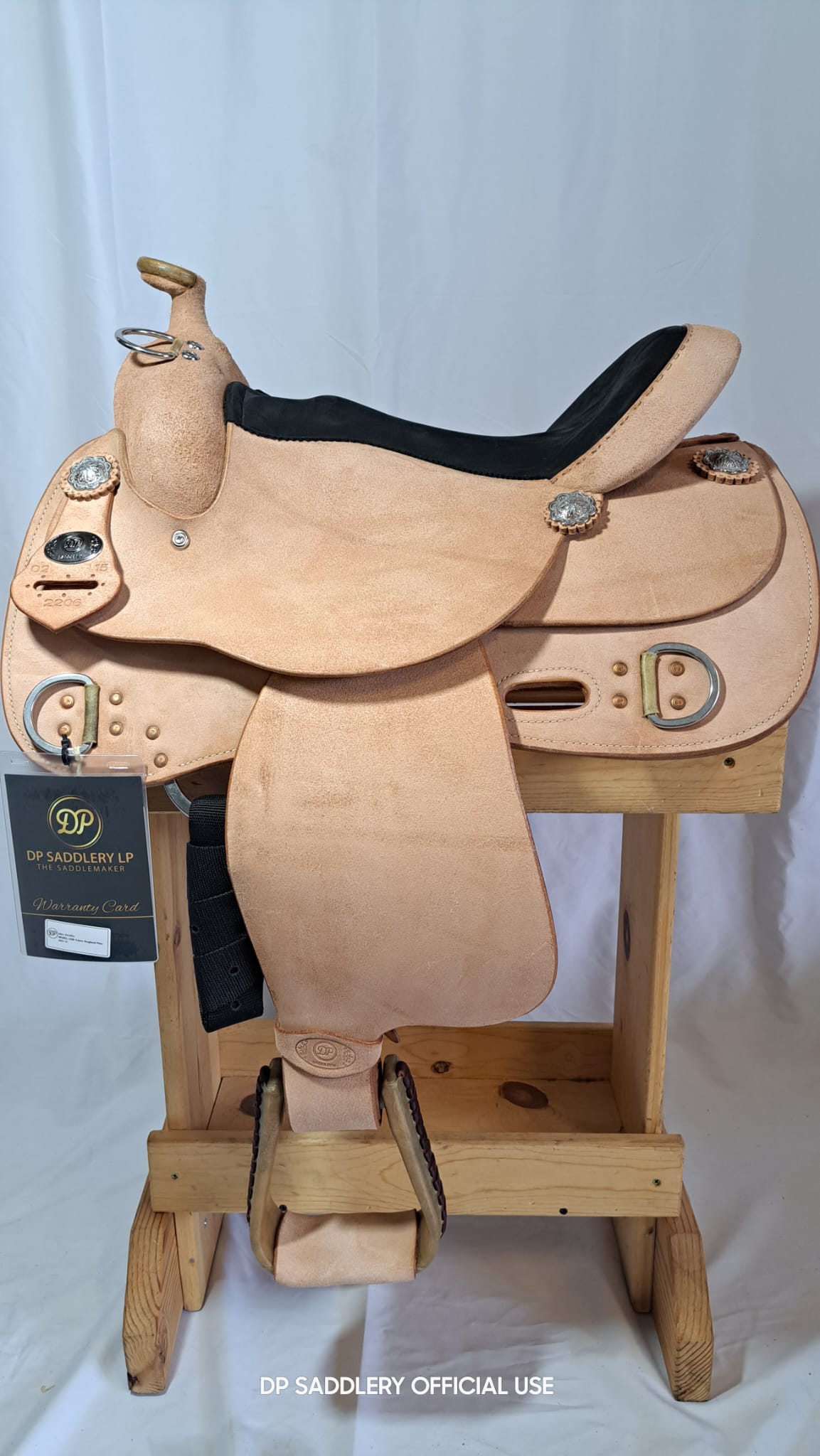 DP Saddlery Western Rough Out Trainer 7385 16in