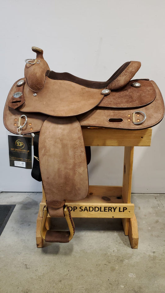 DP Saddlery Western Rough Out Trainer 7933 16in