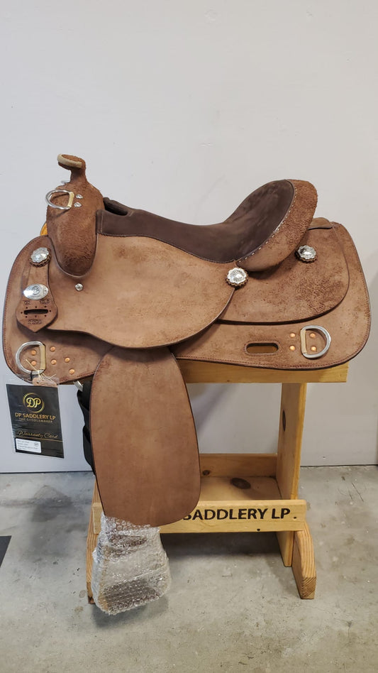 DP Saddlery Western Rough Out Trainer 7934 15.5in