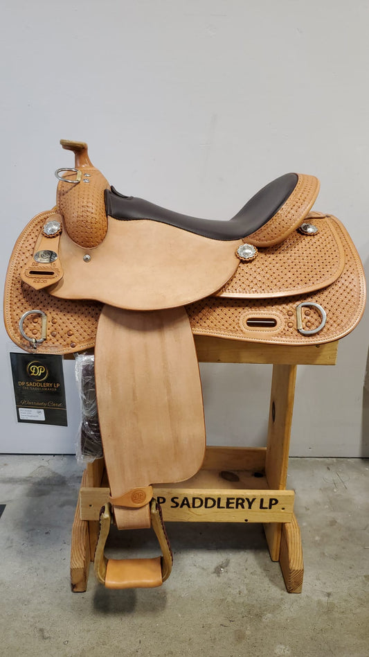 DP Saddlery Western Rough Out Trainer 8230 16in