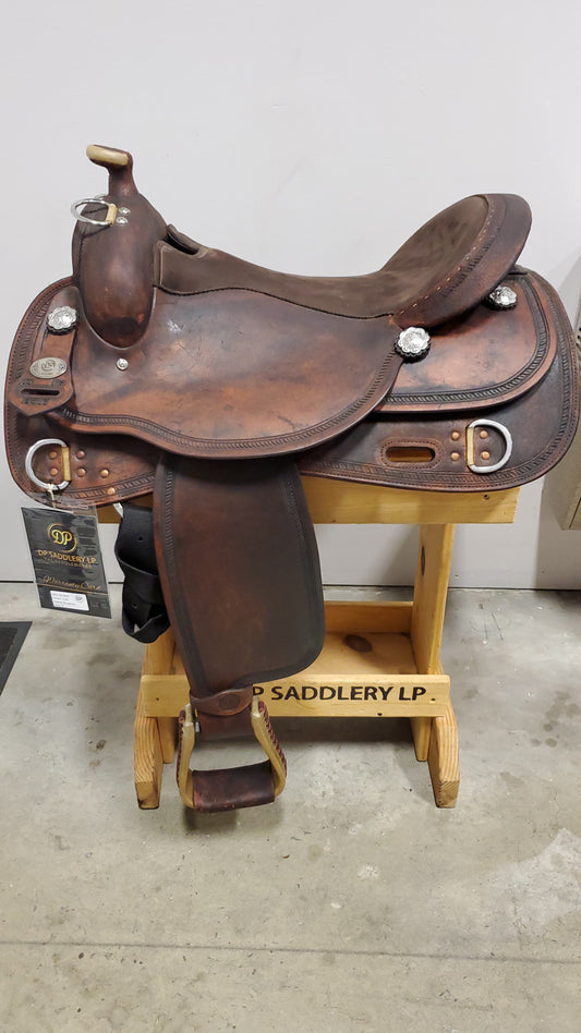 DP Saddlery Western Rough Out Trainer 8593 17in