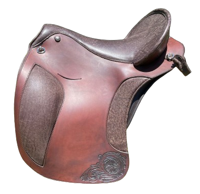 DP Saddlery El Campo Corner flower tooling Top Hat Tack
