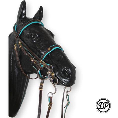 DP Saddlery Soft Feel Bridle English SF40