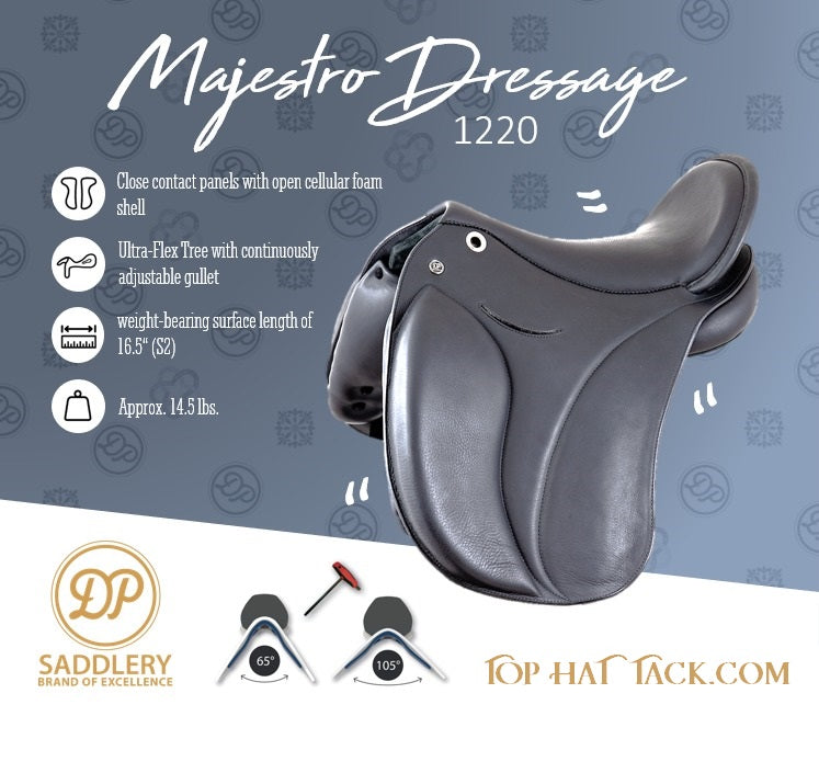 DP Saddlery Majestro Dressage Saddle 6920 S2