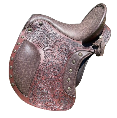 DP El Campo Del Flor Floral tooling with conchos