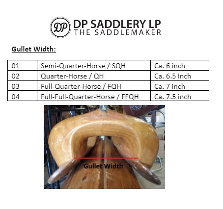 DP Saddlery Western Barrel Saddle 6722 15in