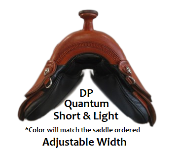 DP Saddlery quantum short light gullet adjustable front