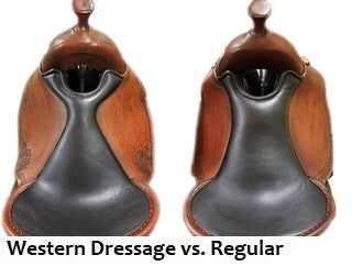 DP saddlery western dressage vs regular seat
