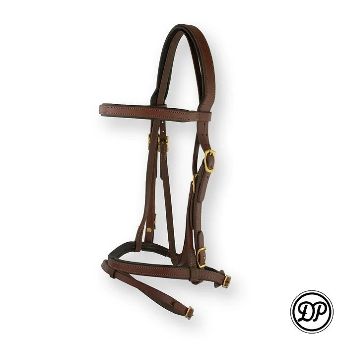 DP Saddlery Soft Feel Bridle English SF40