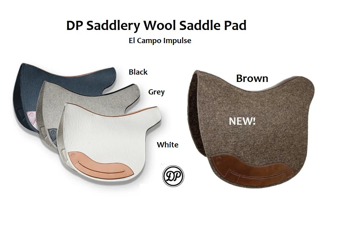 DP Saddlery Wool Felt Saddle Pad - El Campo