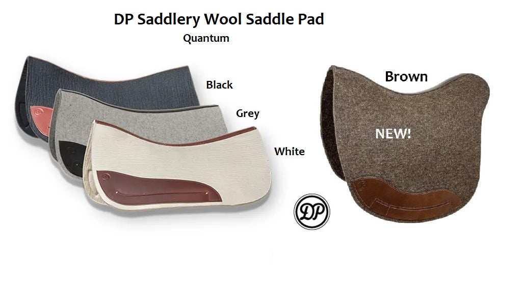 DP Saddlery Wool Felt Saddle Pad - Quantum